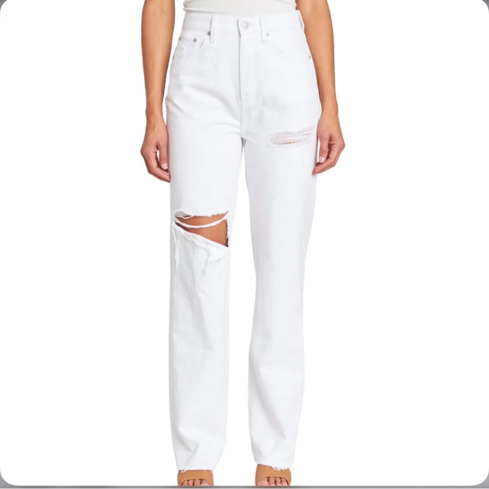 Pistola White Straight Leg Jeans